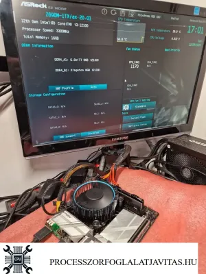 LGA1700 processzor foglalat csere ut&aacute;n 