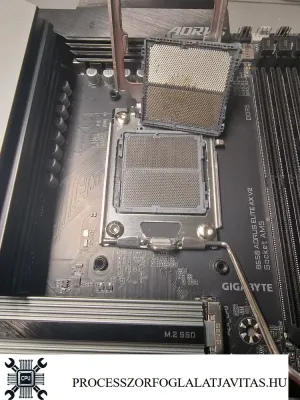 kicser&eacute;lt AM5 processzofoglalat Gigabyte B650 Aorus lapon