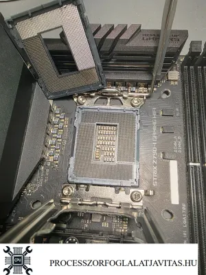 Egy &uacute;jabb sikeres LGA1700 processzor foglalat csere