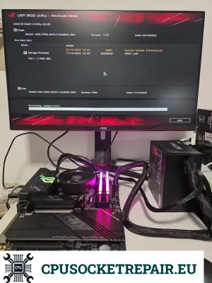 Funktionstest des ASUS ROG Strix X870 Mainboards nach AM5 CPU-Sockel-Wechsel